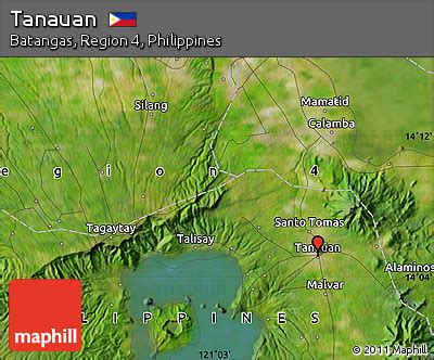 Free Satellite Map of Tanauan