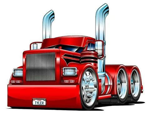 Pin by Kerry Charves on WONDERFUL ILLUSTRATIONS | Trucks, Big rig ...