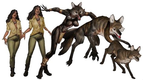 werewolf forms in white wolf - Google Search Mythological Creatures, Fantasy Creatures, Mythical ...