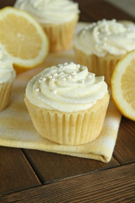 Lemon Cupcakes with Lemon Mousse Frosting - Lauren's Latest