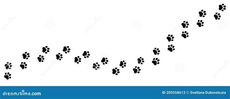 Footprints for Pets, Dog or Cat. Pet Prints. Paw Pattern. Foot Puppy ...