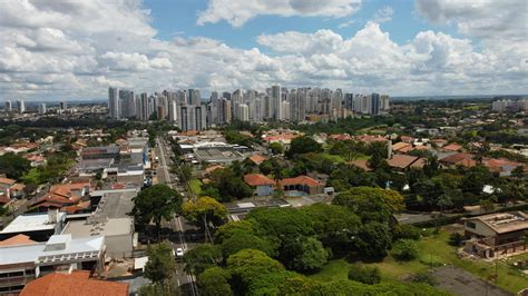 Aerial View of the City Under Blue and White Cloudy Sky · Free Stock Photo