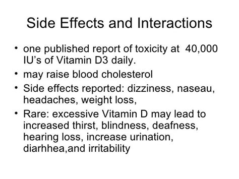 Calcium And Vitamin D Supplements Side Effects / 9 Side Effects Of ...