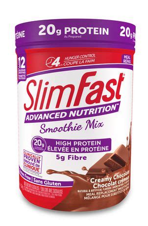 SLIM-FAST SlimFast Advanced Nutrition Smoothie Creamy Chocolate Meal ...