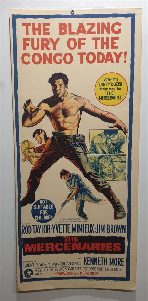 ORIGINAL DAY BILL MOVIE POSTER - MERCENARIES (THE) - 1968 - X Marks The ...