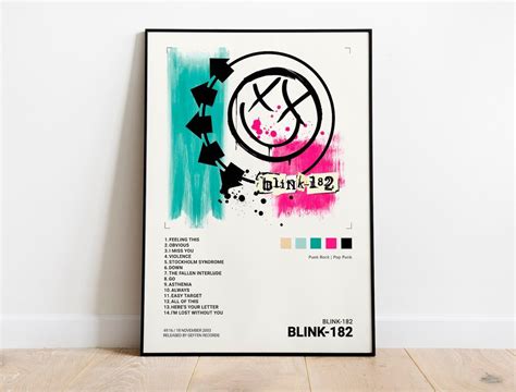 Blink-182 - Self Titled Album Cover Poster | Blink 182, Album covers, Album