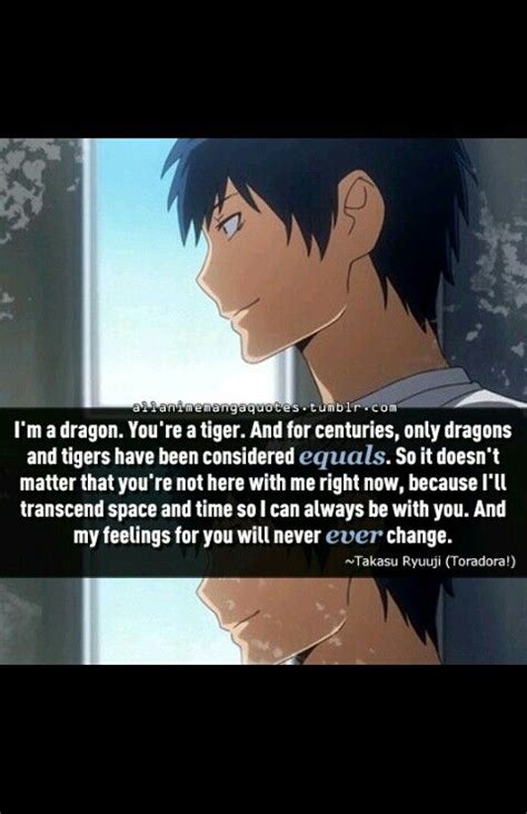 Toradora quote tiger and dragon | Toradora, Anime nerd, Romantic anime