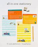 Snail Mail Stationery Set – Fold and Mail Letter Set by boygirlparty ...