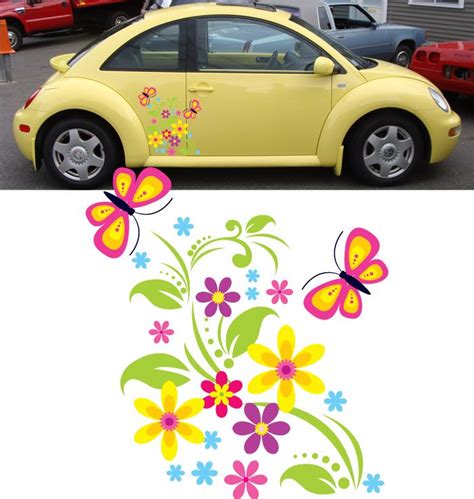 car decals flowers - Google Search | Car decals, Cool car stickers, Girly car accessories