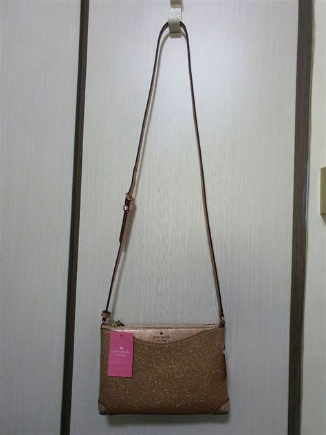 Kate Spade glitter crossbody bag, Women's Fashion, Bags & Wallets, Cross-body Bags on Carousell