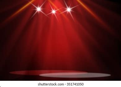 Red Stage Light Background Stock Illustration 289705985 | Shutterstock