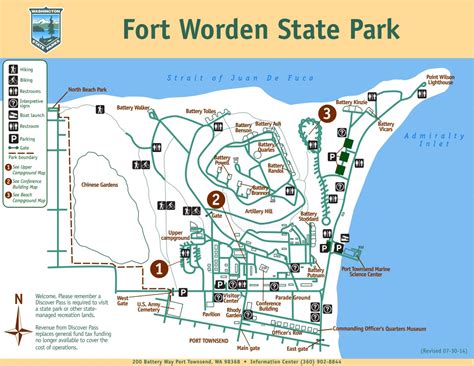 Map of Fort Worden Historical State Park - Ontheworldmap.com