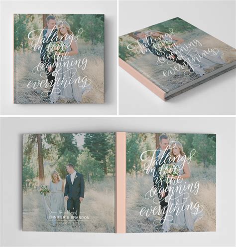 Wedding Book Cover Template | Falling in Love