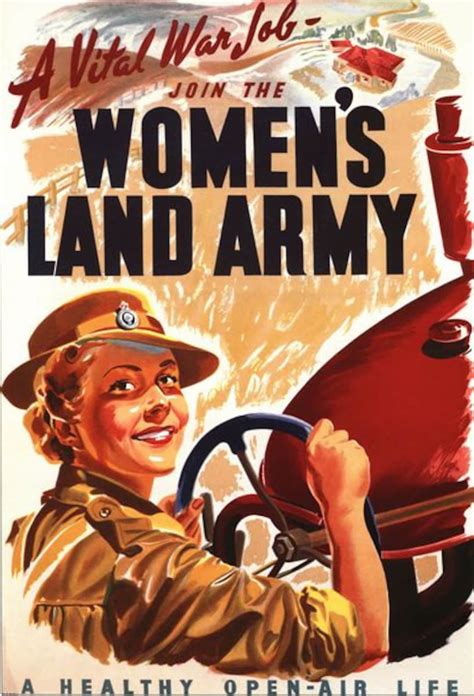 Vintage WW2 Women's Land Army Recruitment Poster A3/A2/A1 Print - Etsy UK