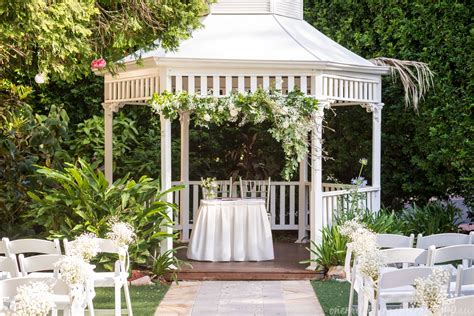 Curzon Hall Wedding - Gabby and Craig in the Enchanted Garden | Gazebo wedding, Gazebo ...