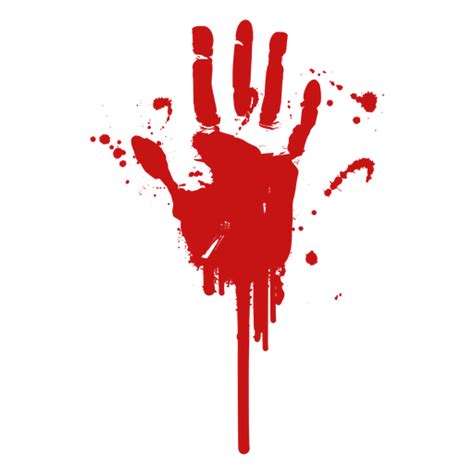 Bloody Handprint Svg Free