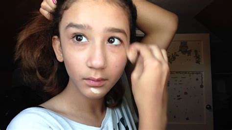 School dance makeup tutorial kids lipstick - YouTube