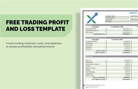 Profit And Loss Account Format Excel Template - Printable Templates Free