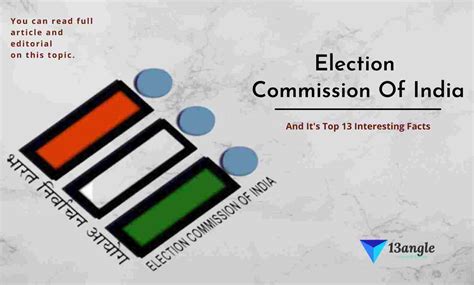 Election Commission Of India And Its Top 13 Interesting Facts | History ...