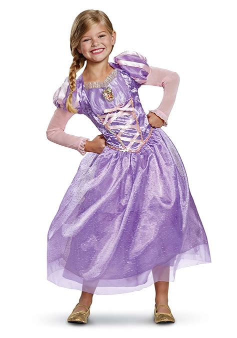 Deluxe Tangled Rapunzel Kids Costume