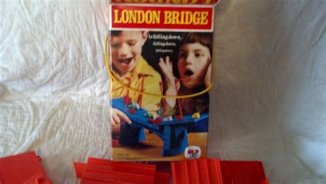 VINTAGE LONDON BRIDGE GAME SCHAPER 1972 COMPLETE IN ORIGINAL BOX ...