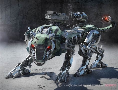 ArtStation - Robot Dog - popular science cover