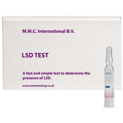 LSD Drug Identification Test - Zoom Testing