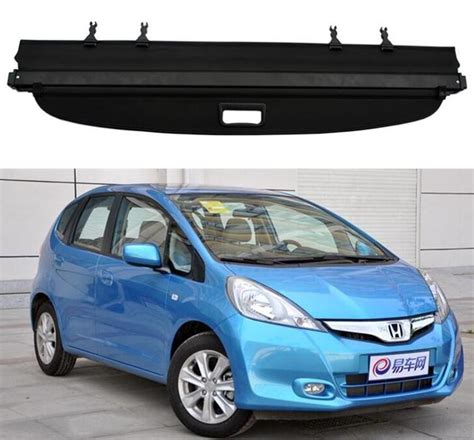 High Qualit Rear Trunk Security Screen Privacy Shield Cargo Cover For Honda FIT/JAZZ 2008 2009 ...