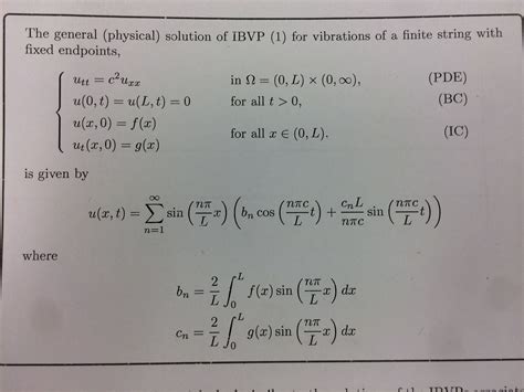 General solution of the wave equation - Mathematics Stack Exchange