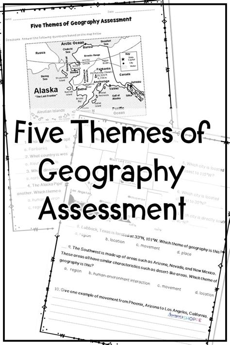 5 Themes Of Geography Worksheets Free