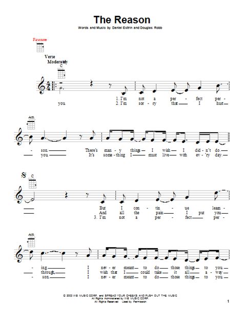 The Reason by Hoobastank - Ukulele - Guitar Instructor