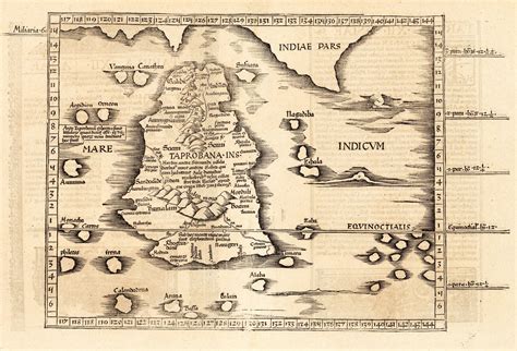 Claudius Ptolemy's Sri Lankan Map | Sri Lanka Archaeology