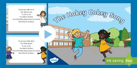 The Hokey-Cokey Song PowerPoint Action Rhyme Movement Song