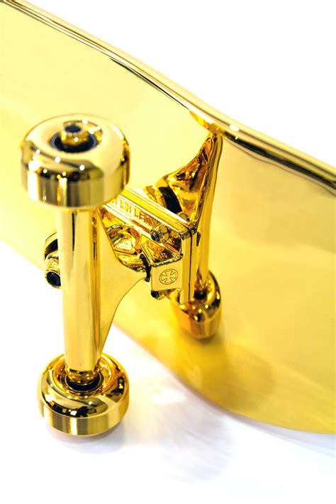 Gold Plated Skateboard – Skate and Annoy