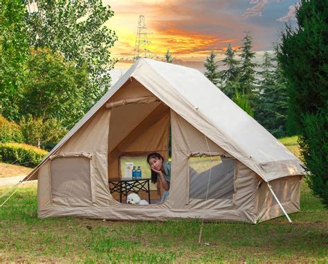 Buy Baralir Inflatable Glamping Tent with Pump, 4-5 Person Tent, Easy Setup, Waterproof Outdoor ...