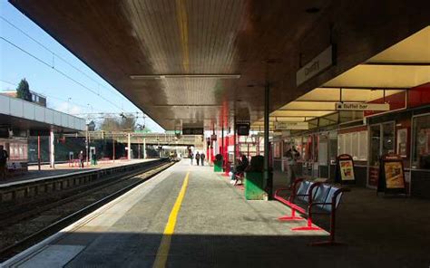 Coventry Now & Then: Railway Station - the platform