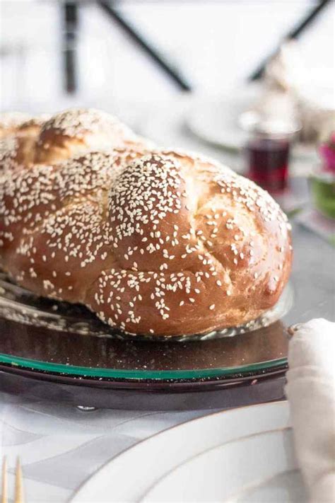 Traditional bakery style Challah bread.Soft, sweet fluffy and crumbly.