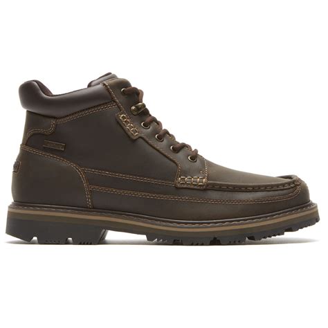 Rockport Boots Mens Store - Rockport Waterproof Mid Moc Brown