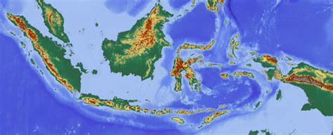 Indonesia Elevation Map