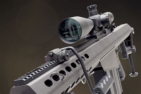 Barrett M82A1 sniper rifle 3D model | CGTrader