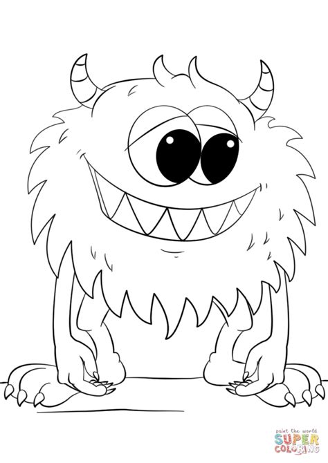 20+ Free Printable Monster Coloring Pages - EverFreeColoring.com