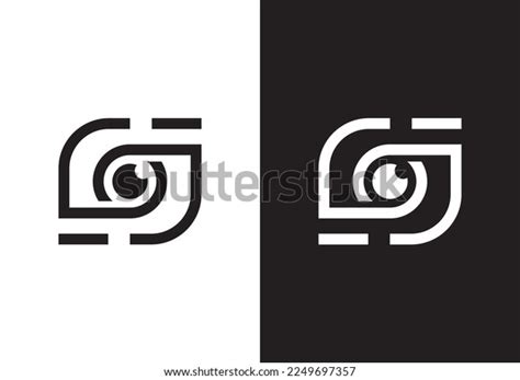 Black White Camera Photography Logo Icon Stock Vector (Royalty Free ...