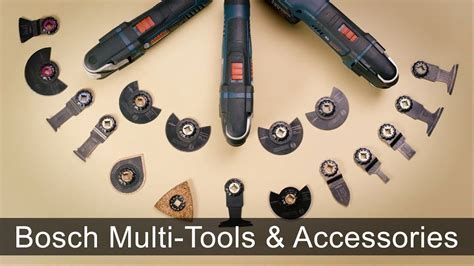 An Overview of Bosch Oscillating Multi-Tools and Accessories - YouTube