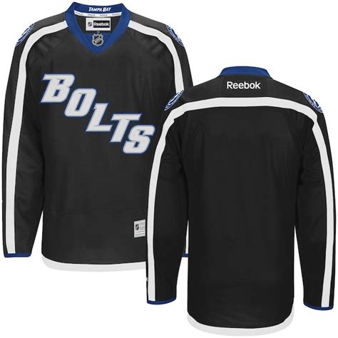 Tampa Bay Lightning Reebok Premier Third Jersey - Black - Fanatics.com