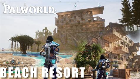 Palworld - Beach Resort, Base Tour of Resort and Production - YouTube