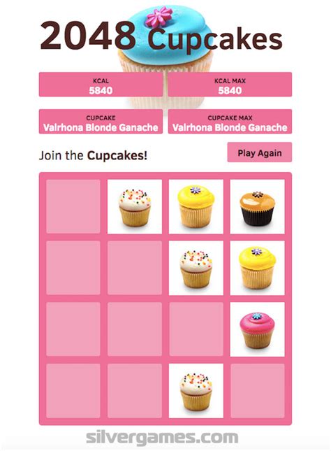 2048 Cupcakes - Play Online on SilverGames 🕹️