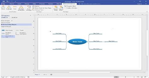 How to Make a Mind Map in Visio - Learn the Best Way to Make Mind Map