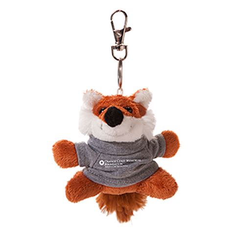 Fox-Plush Keychain | Animal Key Tags | 3.60 Ea