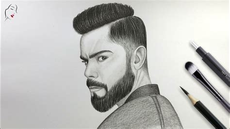 How To Draw Virat Kohli Virat Kohli Pencil Sketch Virat Kohli | Images ...