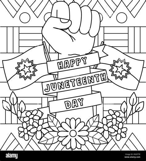 Juneteenth Coloring Juneteenth Printable Activities Juneteenth Coloring ...